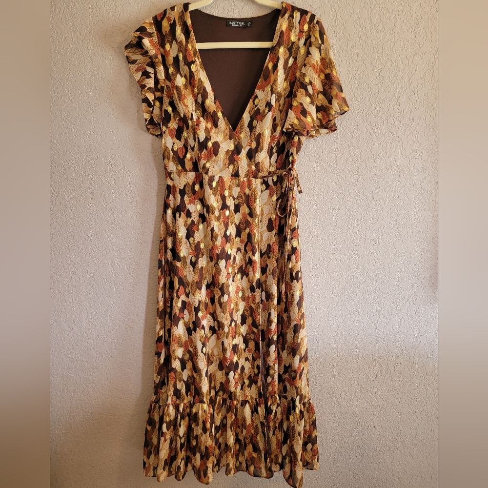 Nasty Gal Wrap Dress Size 6